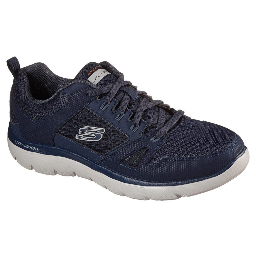 Skechers สเก็ตเชอร์ส รองเท้าผู้ชาย Men Summits Shoes - 232069-NVY Memory Foam