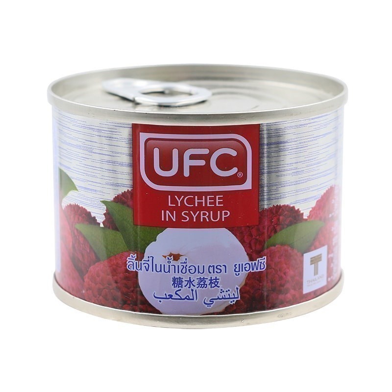 UFC ยูเอฟซีลิ้นจี่ในน้ำเชื่อม 170กรัม [8850025121219]