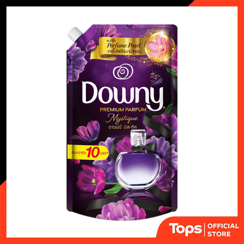 DOWNY ดาวน์นี่น้ำยาปรับผ้านุ่มเข้มข้นกลิ่นมิสทีค 1100มล. ชนิดเติม [4902430504560]