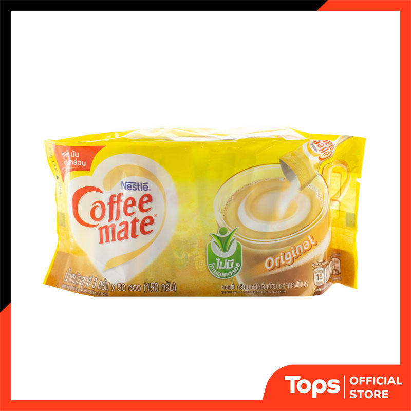 COFFEEMATE คอฟฟี่เมตครีมเทียมโกลด์ 3กรัม แพค 50ซอง [8850124009531]