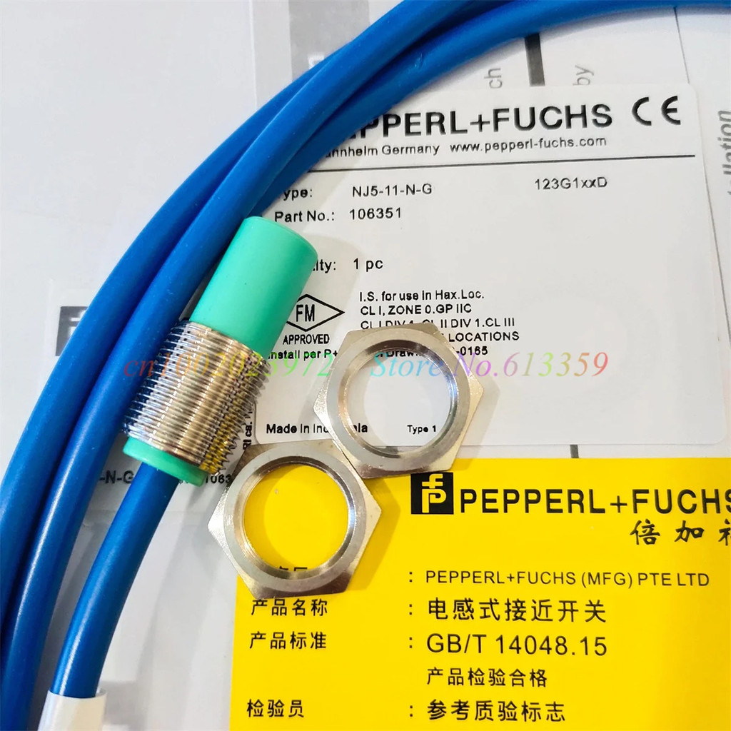 NJ5-11-N-G NJ5-11-N-G-5M NJ5-11-N-G-10M เซ็นเซอร์สวิตช์ความใกล้ชิดอินดิคทีฟคุณภาพสูงใหม่