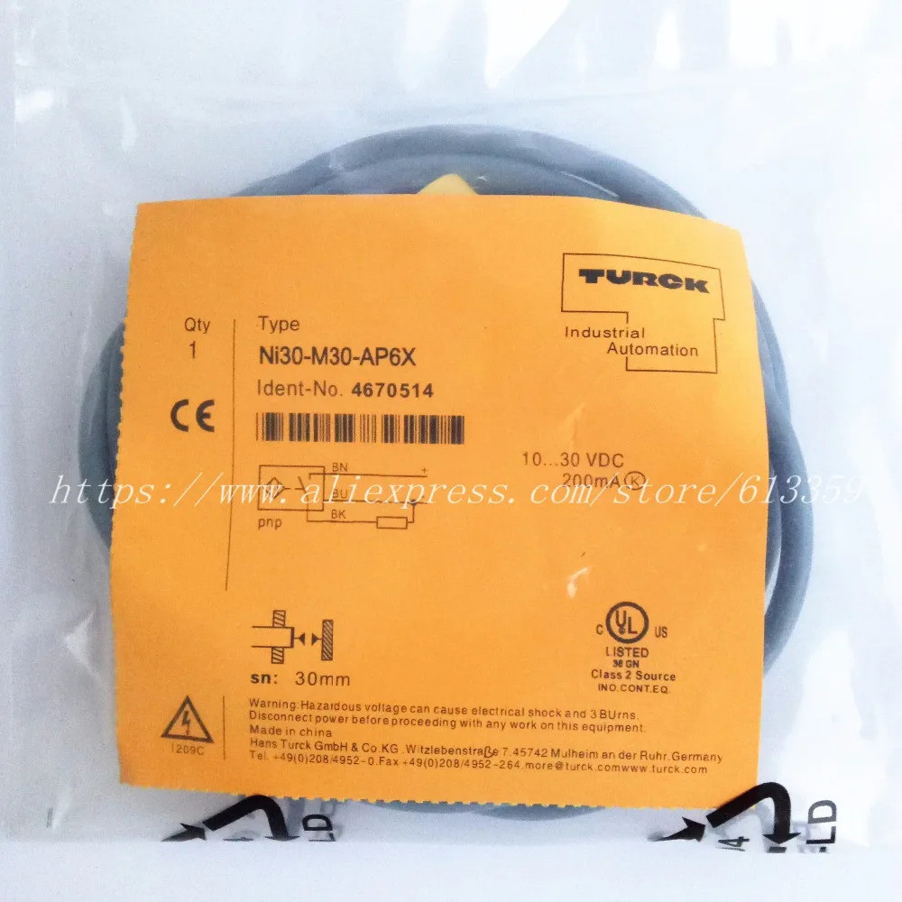 NI20-M30-AN6X NI30-M30-AP6X NI30-M30-AN6X Turck ใหม่คุณภาพสูง Proximity Switch Sensor