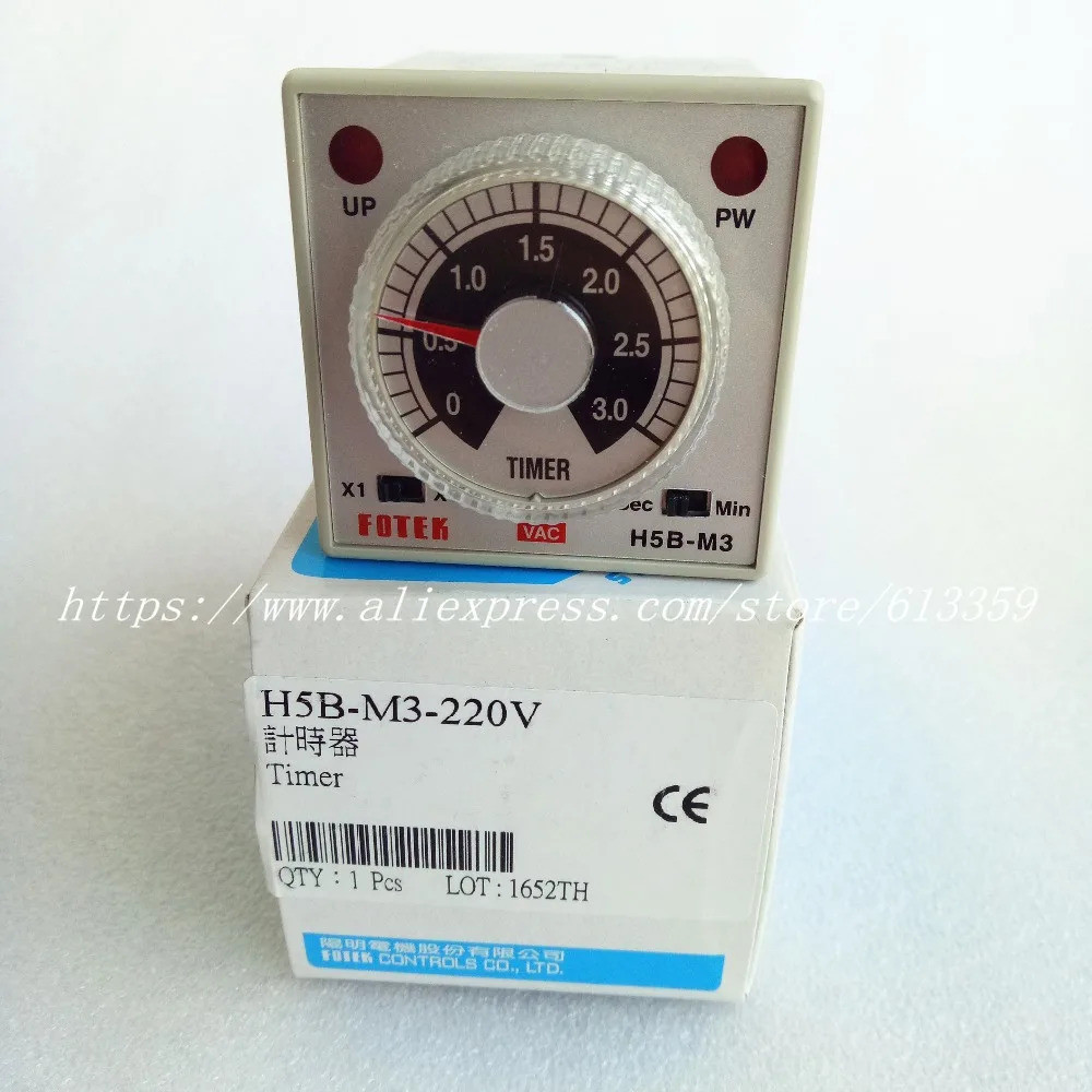 ตัวจับเวลา H5B-M1 H5B-M3 H5B-M6 FOTEK ใหม่ 100% ของแท้ 24VDC หรือ 220VAC