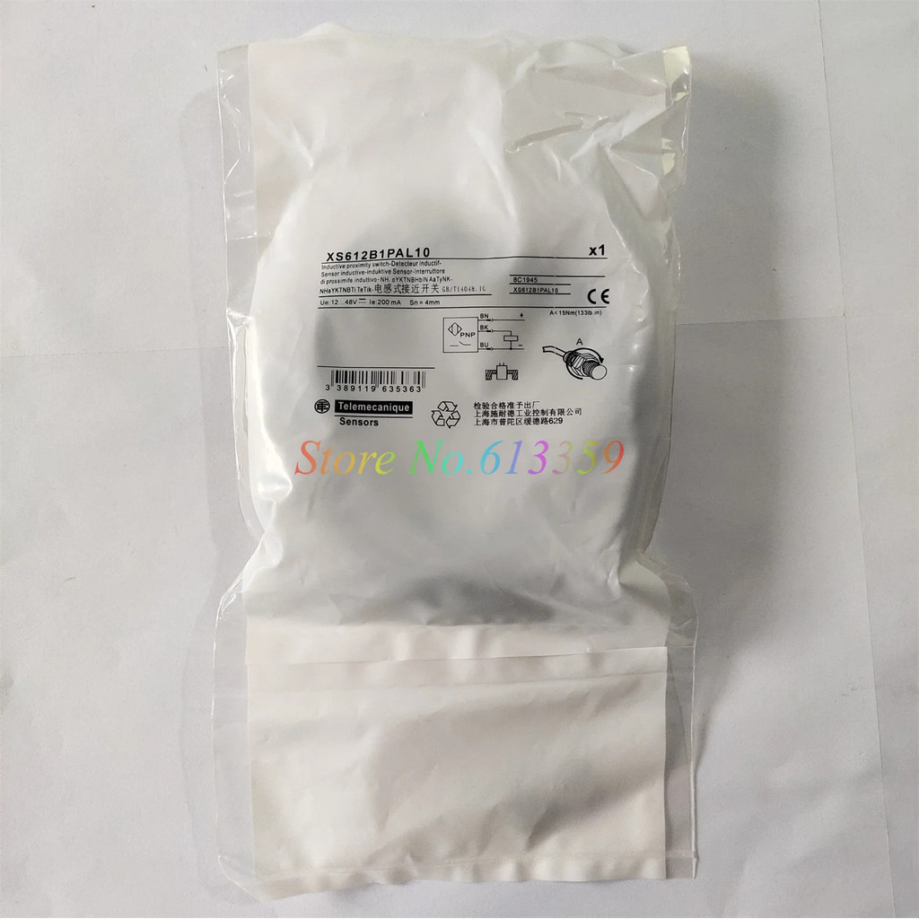 XS612B1PAL5 XS612B1NAL5 XS612B1PAL10 เซ็นเซอร์สวิตช์ความใกล้ชิด Schneider ใหม่คุณภาพสูง