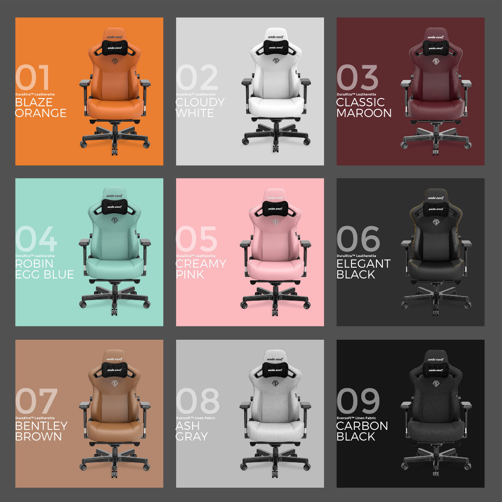 Anda Seat Kaiser 3 Size XL เก้าอี้เกมมิ่งตัวใหญ่ นั่งสบาย รองรับสรีระ ประกัน 6 ปี [AD12YDC-XL-01] รูปที่ 4