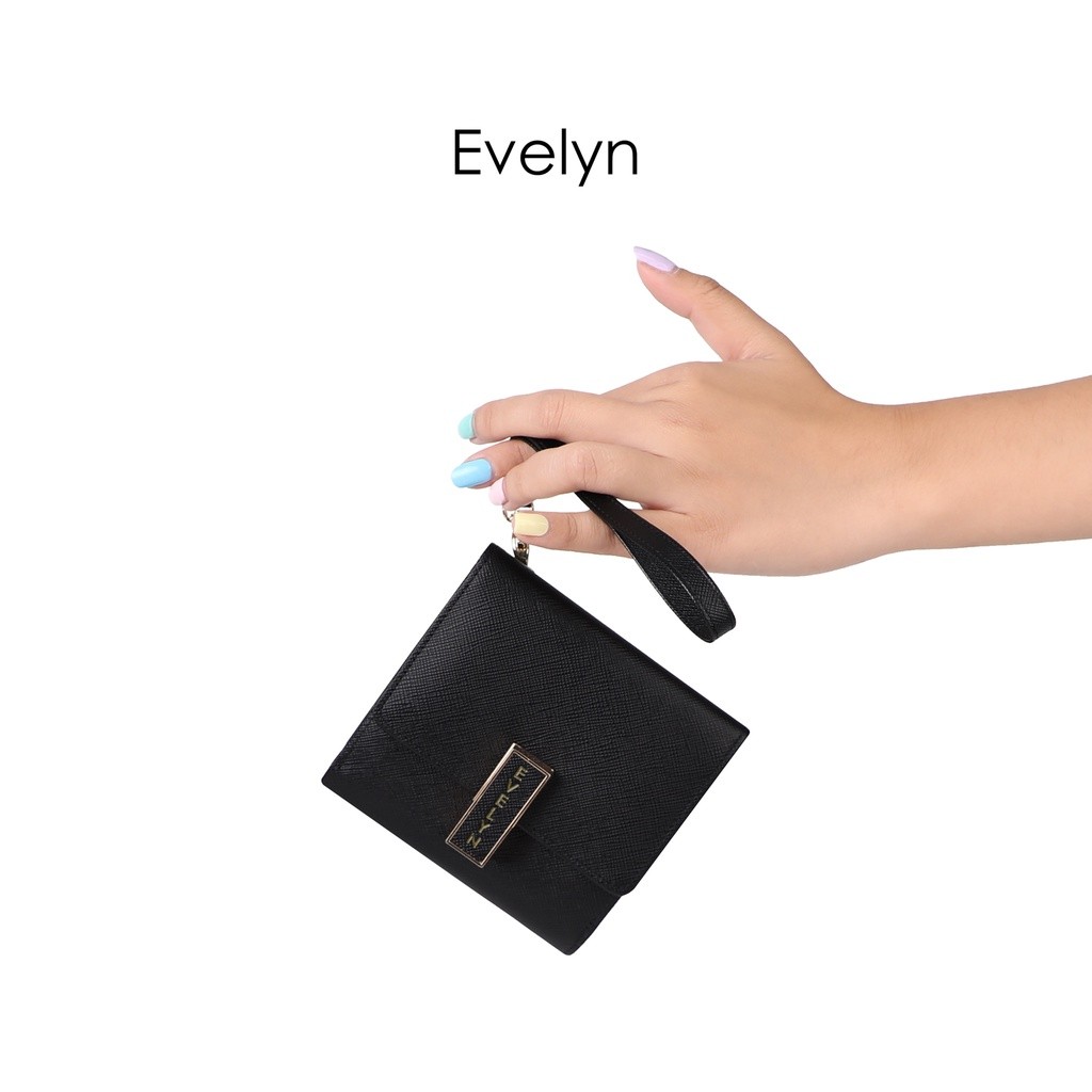 Louis Montini محفظة نسائية Evelyn جلد بقري سافيانو — صورة 6