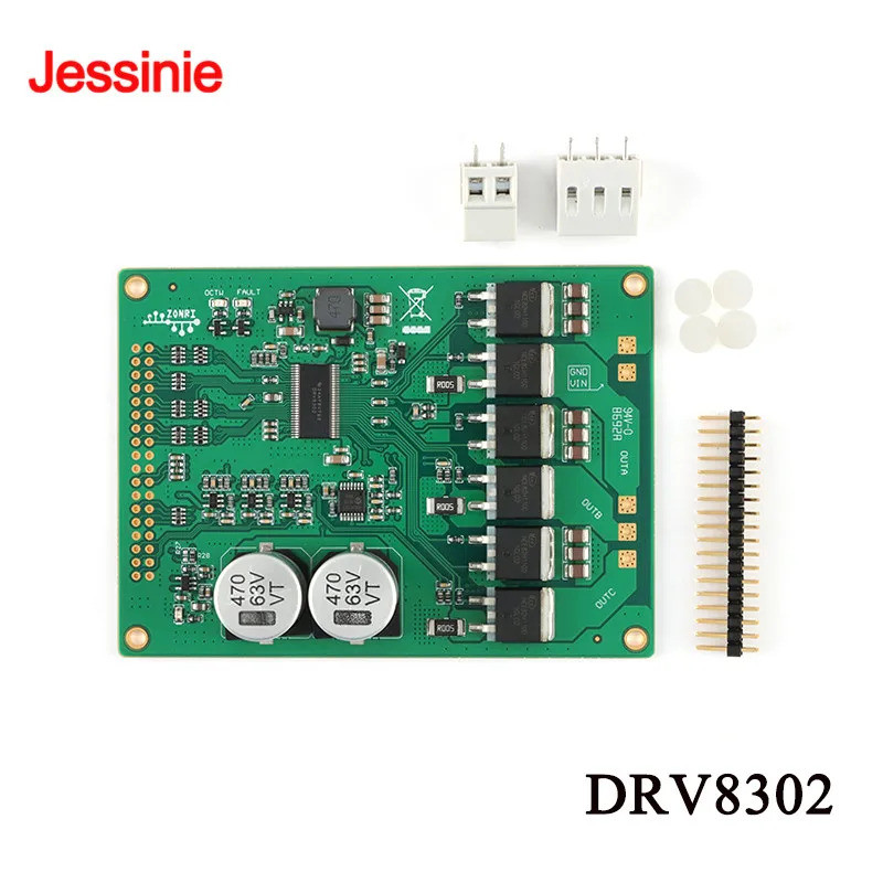 โมดูลขยายสัญญาณขับเคลื่อนมอเตอร์กำลังสูง DRV8302 ควบคุม DC5.5-45V แผงวงจรรวมสำหรับมอเตอร์