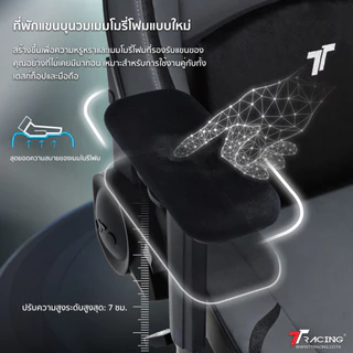 TTRacing Swift X Pro Gaming Chair เก้าอี้สำนักงาน เก้าอี้เกมมิ่ง - รับประกัน 2 ปี