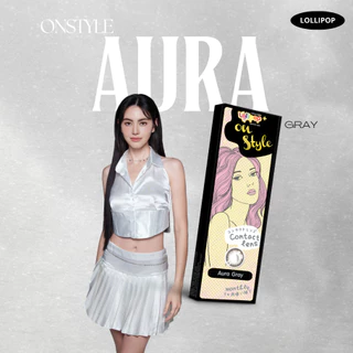 Lollipop Onstyle Contact Lens Aura Gray 0.00ถึง-1000 คอนแทคเลนส์