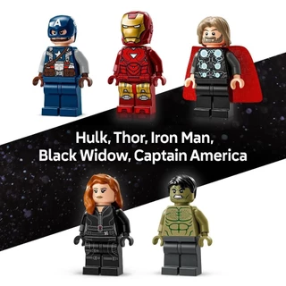 LEGO Super Heroes Marvel 76313 MARVEL Logo & Minifigures (931pcs.), Building Blocks, Kids Toy