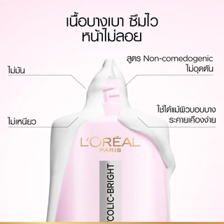 ลอรีอัล ปารีส L'Oréal Paris Glycolic Bright Anti-Dark Spot Daily UV Fluid SPF50+ 50ml กันแดดป้องกันการเกิดจุดด่างดำ