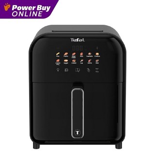 Tefal หม้อทอดไร้น้ำมันอินฟราเรด ดิจิตอล Easy Fry Far-Infrared Vision (1835 วัตต์, 6 ลิตร, สีดำ) รุ่น EY8218