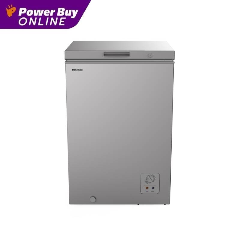 HISENSE ตู้แช่แข็ง (3.7 คิว, สีเทา) รุ่น LF129N4TW1