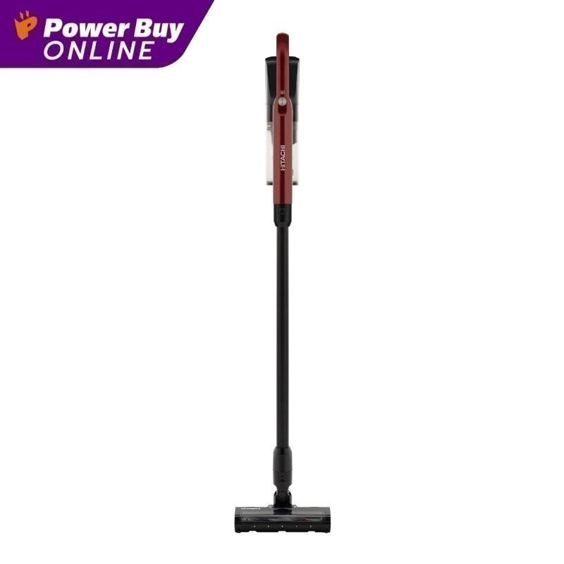 HITACHI เครื่องดูดฝุ่นแบบด้ามไร้สาย 75 แอร์วัตต์ 0.4 ลิตร (สีแดง) รุ่น PV-X95N MRE
