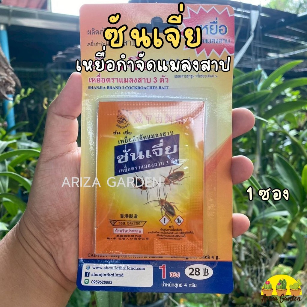 ซันเจี่ย เหยื่อกำจัดแมลงสาบ ยาฆ่าแมลงสาบ ของแท้ 100%
