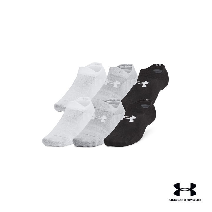 Under Armour ถุงเท้า UA Essential Ultra Low ยูนิเซ็กส์ แพ็ก 6 คู่