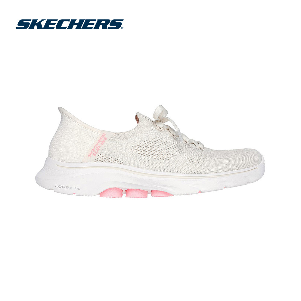 Skechers สเก็ตเชอร์ส รองเท้าผู้หญิง Women GOwalk 7 GOwalk Shoes - 125213-OFPK Air-Cooled Memory Foam