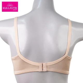 Kullastri เสื้อชั้นใน KB3711 ไร้โครงเกรด A ของแท้ ไม่ซับฟองน้ำ ไม่โป๊ะ เก็บทรงรอบเต้า แต่งเต้าบนด้วยลูกไม้ /กุลสตรี