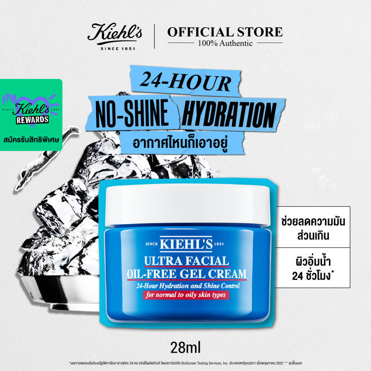 KIEHL'S ULTRA FACIAL CREAM 50ML มอยส์เจอร์ไรเซอร์ ครีม บำรุงผิวหน้า เสริมความชุ่มชื้นให้ผิวตลอด 24 ชั่วโมง