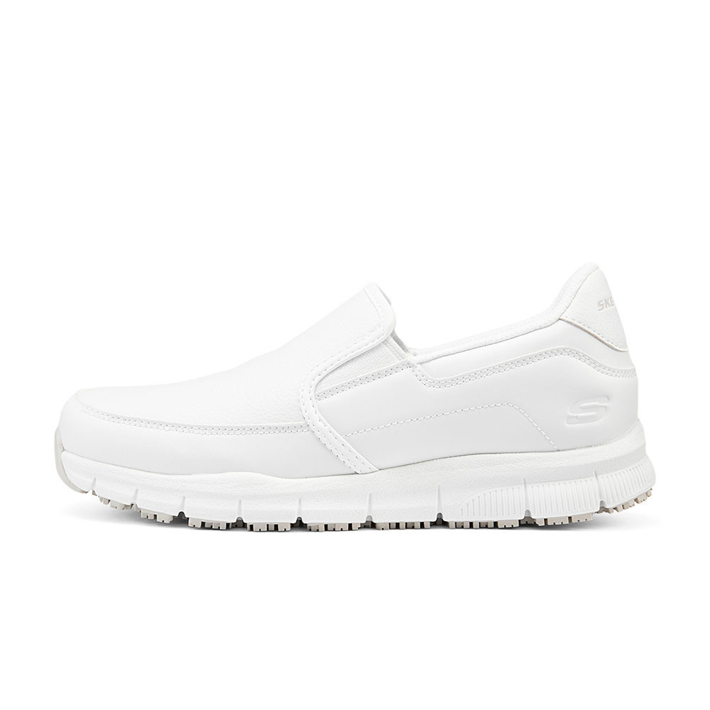 Skechers สเก็ตเชอร์ส รองเท้า ผู้หญิง Work Nampa Shoes - 77236-WHT