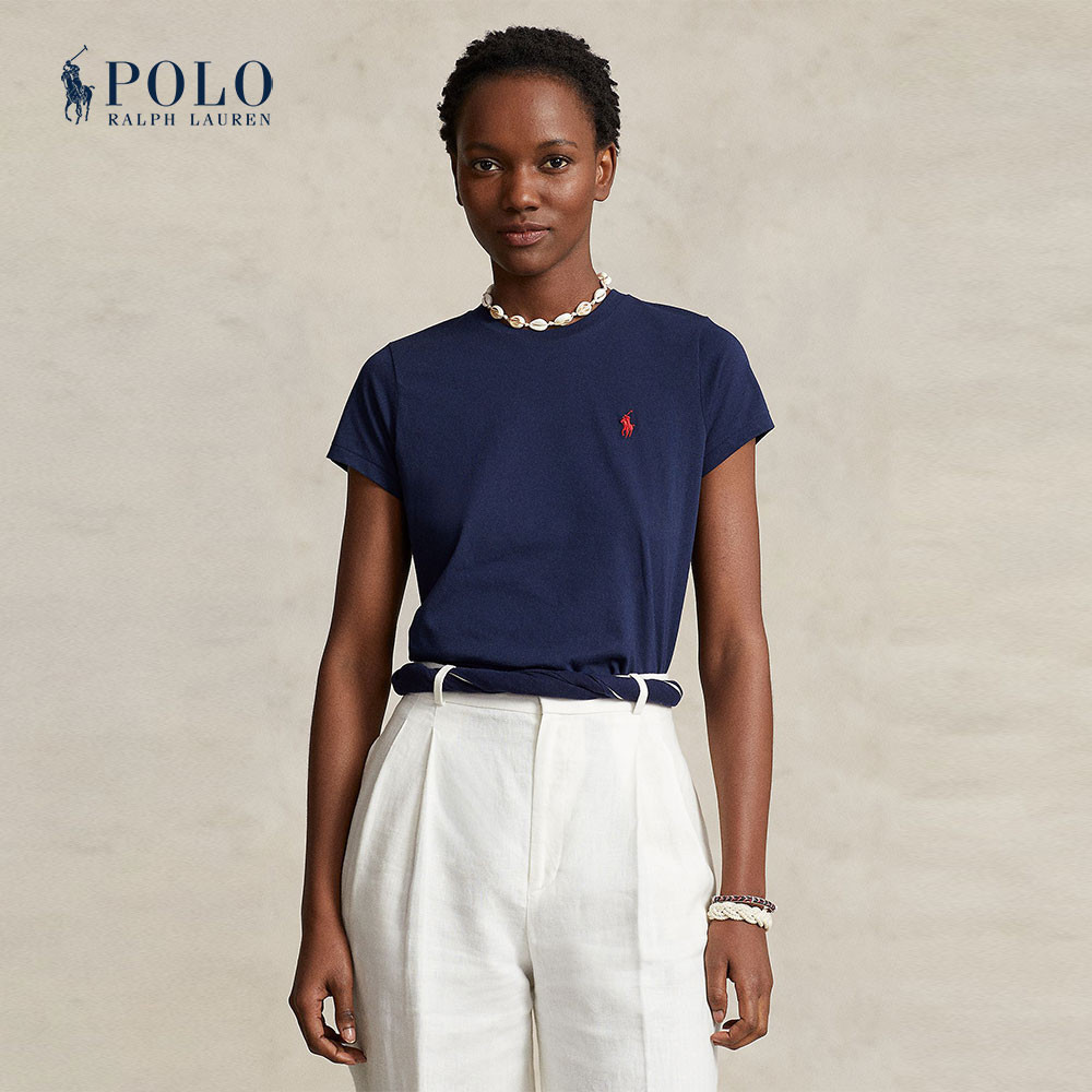 Polo Ralph Lauren เสื้อยืดผู้หญิง รุ่น WMPOKNINCU21272 สีขาว