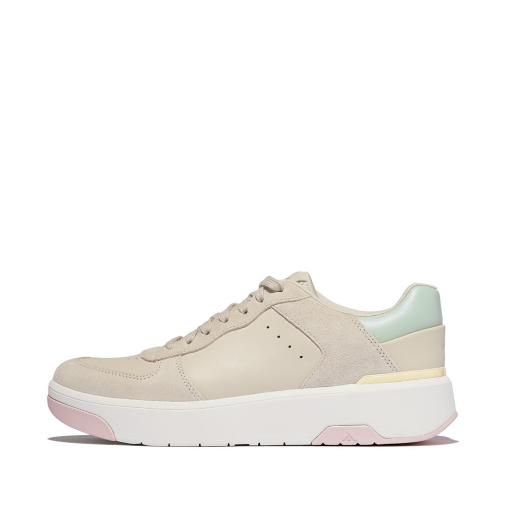 FITFLOP RALLY EVO LEATHER/SUEDE รองเท้าผ้าใบผู้หญิง รุ่น JH1-C40 สี BEIGE