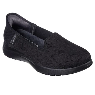 Skechers สเก็ตเชอร์ส รองเท้าผู้หญิง Women Slip-Ins Astonish Shoes - 136542-BBK Air-Cooled Memory Foam Heel Pillow, Machi