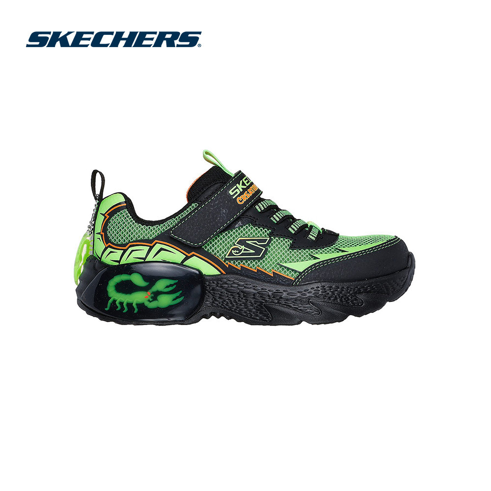 Skechers สเก็ตเชอร์ส รองเท้าเด็กผู้ชาย Boys Creature Crawlers Shoes - 402120L-BKLM