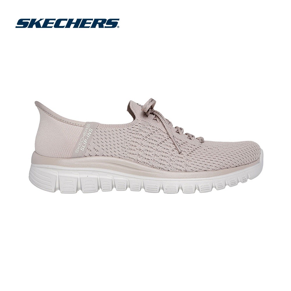 Skechers สเก็ตเชอร์ส รองเท้าผู้หญิง Women Slip-ins Modern CoMemory Foamort Graceful First Blush Shoes - 100736-TPE (FF)
