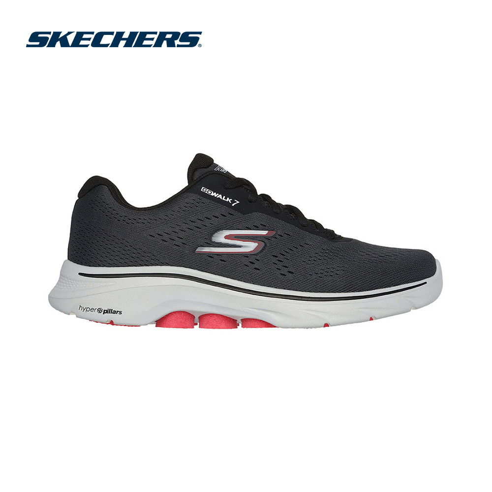 Skechers สเก็ตเชอร์ส รองเท้าผู้ชาย Men GOwalk 7 GOwalk Shoes - 216639-GYRD - Air-Cooled Goga Mat