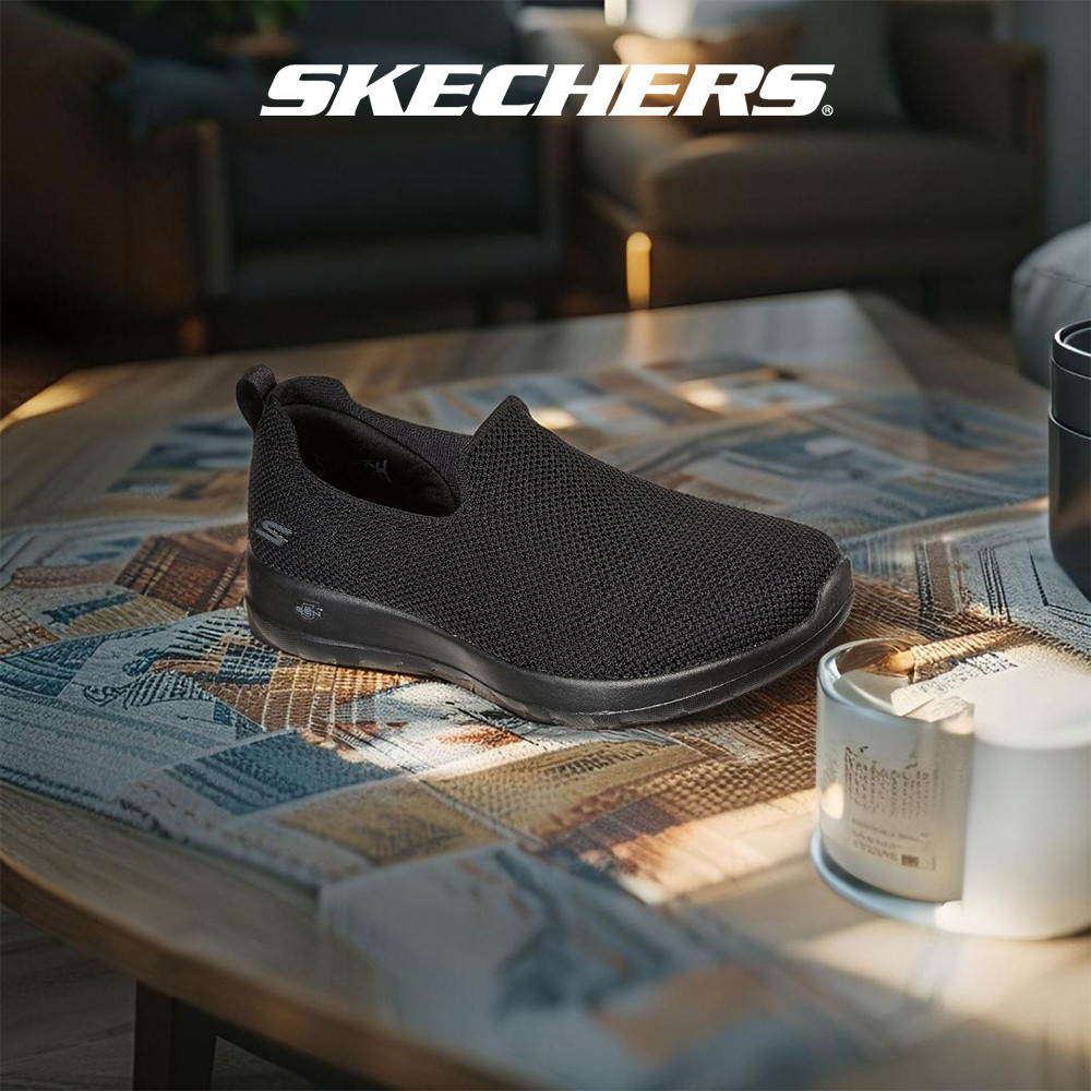 Skechers สเก็ตเชอร์ส รองเท้าผู้หญิง Women GOwalk Joy Walking Shoes - 124187-BBK Air-Cooled Goga Mat
