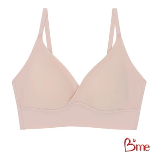 B'me เสื้อชั้นในไร้ขอบ level 1 ฟองบาง รุ่น ME1G32 สีโอลด์โรส โอวัลติน แดง กรม