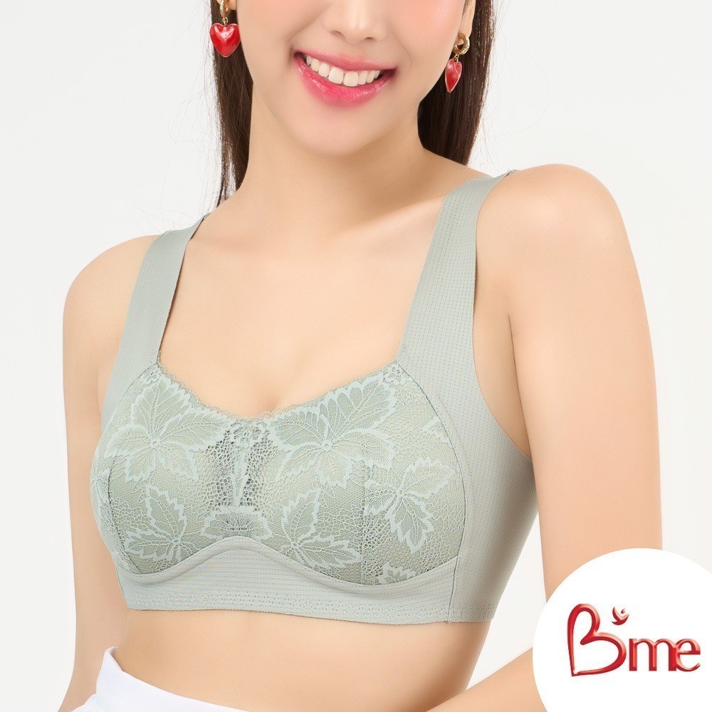 B'me เสื้อชั้นในไร้โครง level 1 ฟองบาง รุ่น ME1G41 สีเขียว สีนู้ด