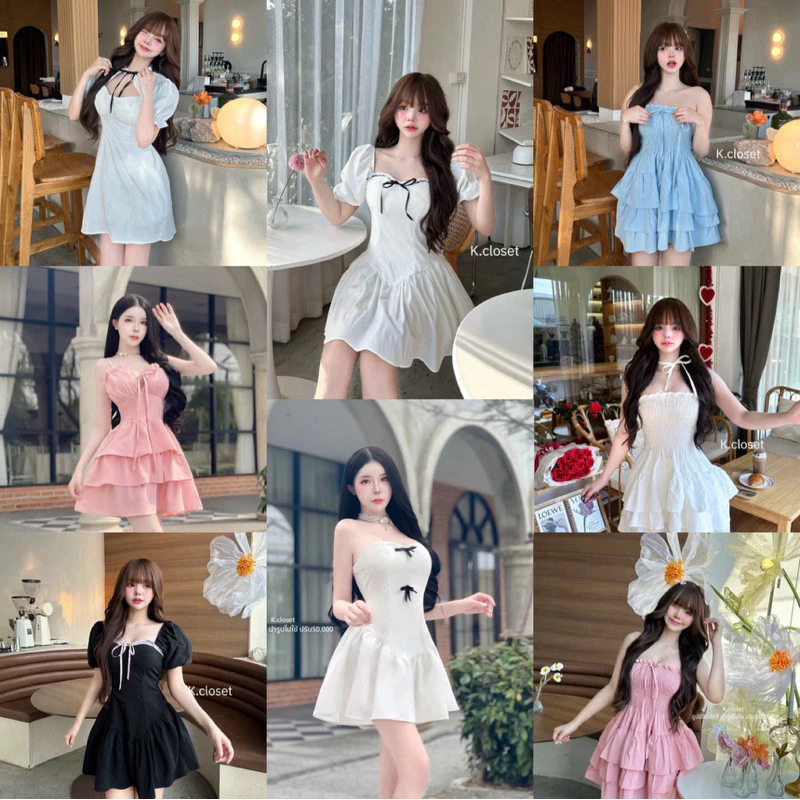 New in ✨เดรสเกาะอก เดรสไสตล์เวียดนาม 🎀✨