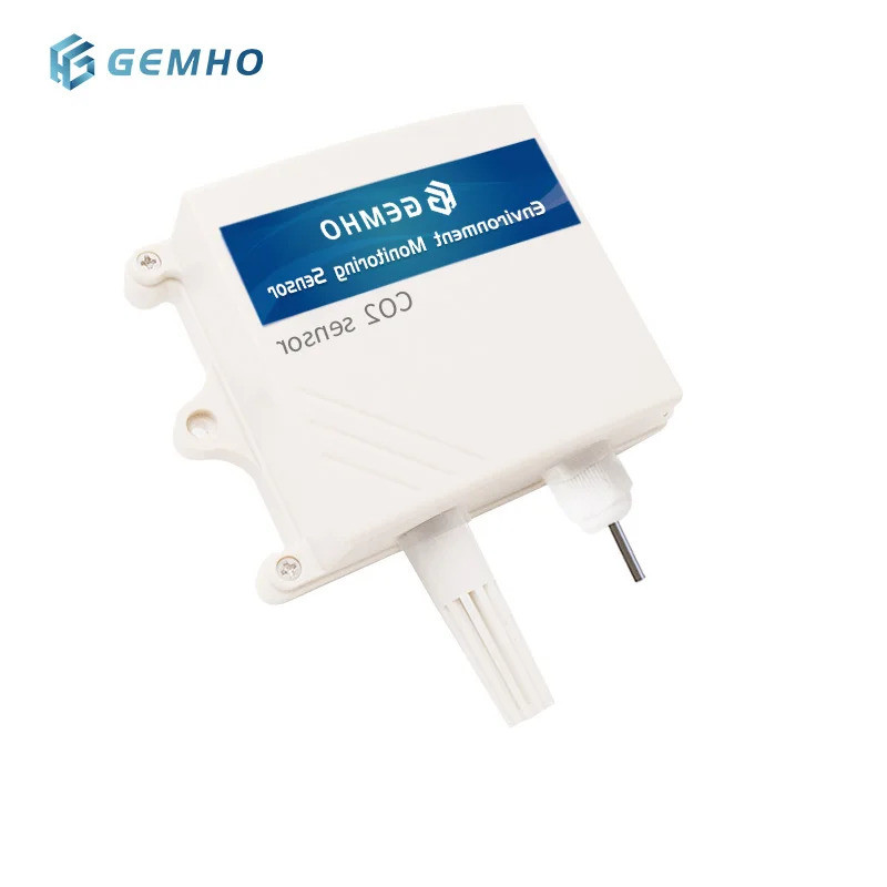 0-5000ppm เครื่องวัด CO2 RS485 เครื่องวิเคราะห์คาร์บอนไดออกไซด์สำหรับเรือนกระจก เครื่องตรวจจับก๊าซ C