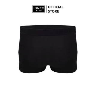 INNERCLUB บ๊อกเซอร์ชาย รุ่นAir Active กระชับเป้า ไม่เข้าวิน แพค 3 ตัว สีดำล้วน กางเกงในชาย Boxer