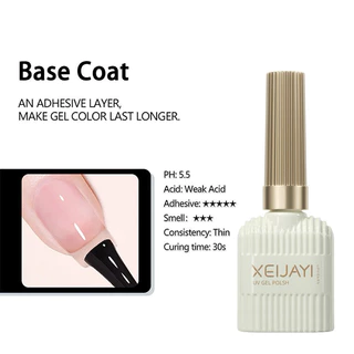 น้ำยาเคลือบเล็บแบบต้องอบ Top Coat ,base Cose แบรนด์ XEIJAYI ขนาด 15 ml ทาแล้วเงามาก อยู่นานมากกว่า 45 วัน สินค้าพร้อมส่ง