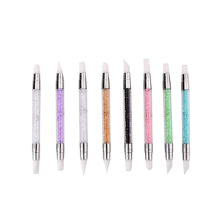ไม้ซิลิโคนเอนกประสงค์สำหรับทำเล็บ สินค้าพร้อมส่งในไทย (สีชมพู)