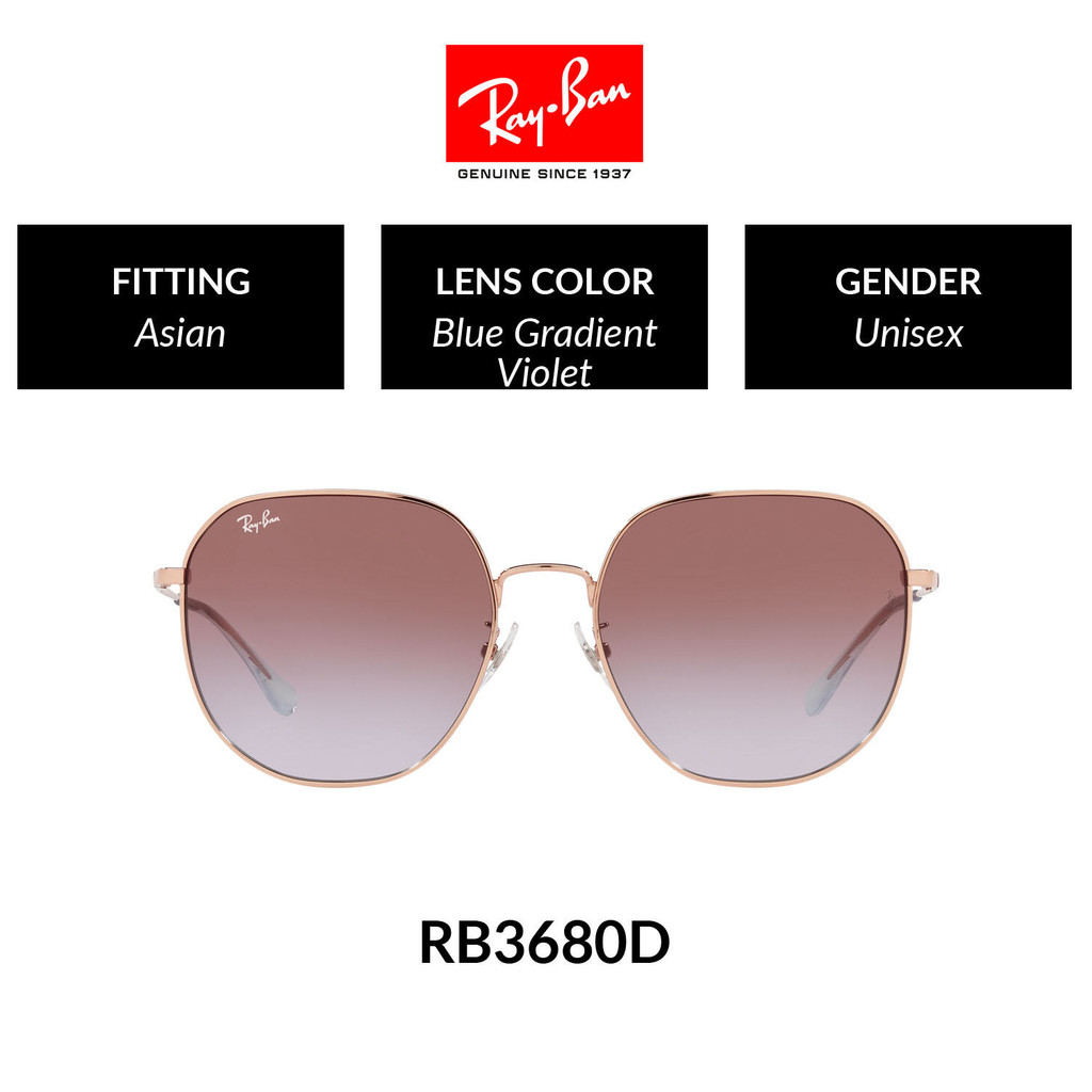 RAY-BAN - RB3680D 9202I8 Size 60 แว่นกันแดด