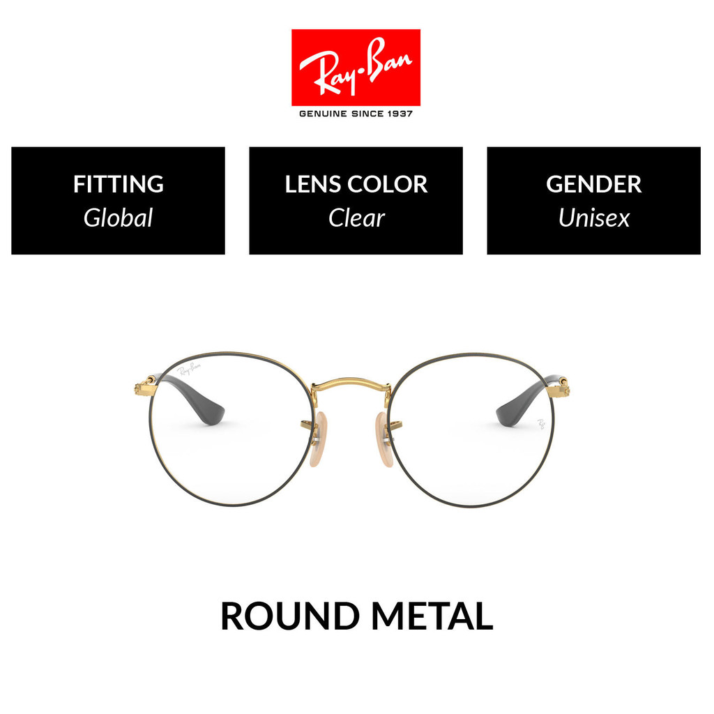 Ray-Ban Round Metal - RX3447V 2991 -eyeglasses แว่นสายตา