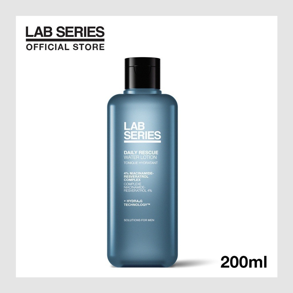 LAB SERIES Daily Rescue Water Lotion 200ml สูตรใหม่ 4% Niacinamideช่วยปลอบประโลมผิว โทนเนอร์ผู้ชาย สกินแคร์ผู้ชาย