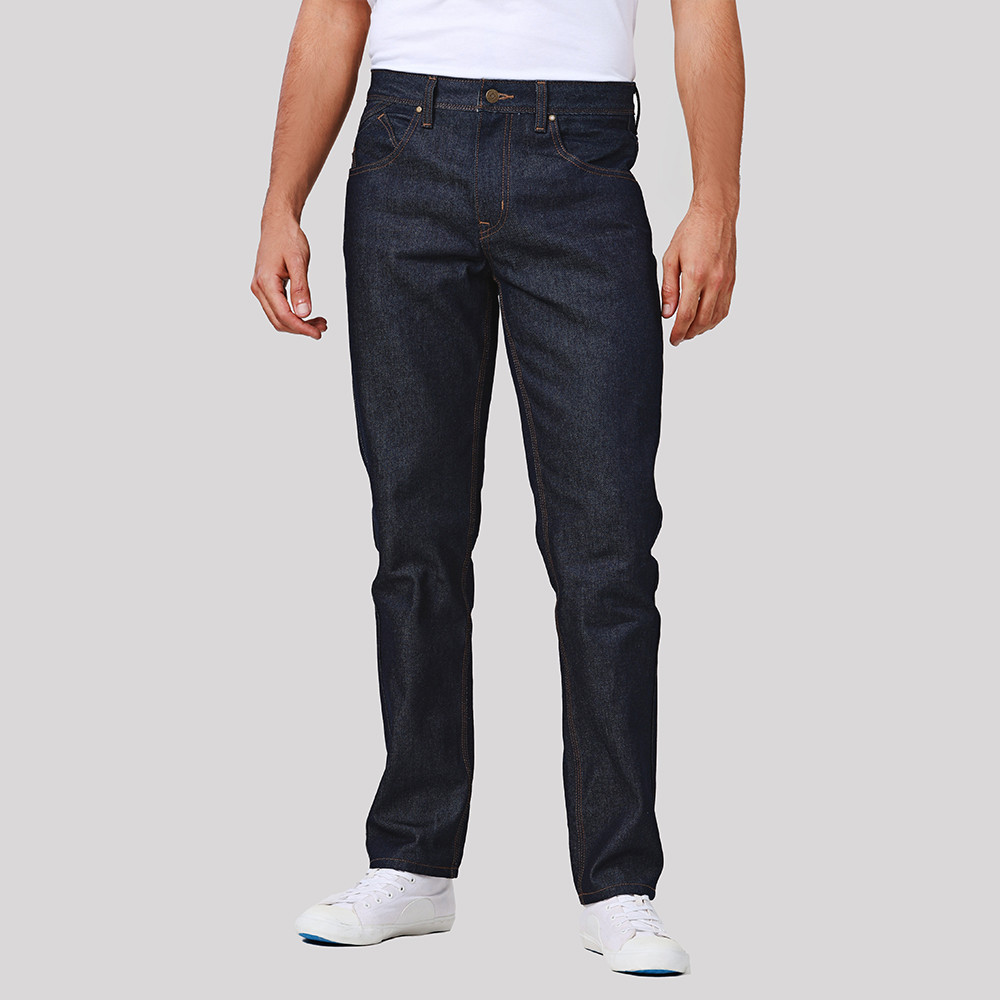 John Henry กางเกงยีนส์ผู้ชาย ทรงตรง รุ่น JH S325MPTST40 - สียีนส์ผ้าดิบ