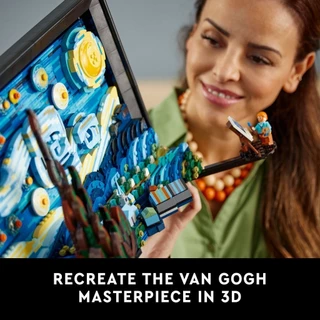 LEGO Ideas 21333 Vincent van Gogh - The Starry Night (2316pcs.), Building Blocks, Kids Toy