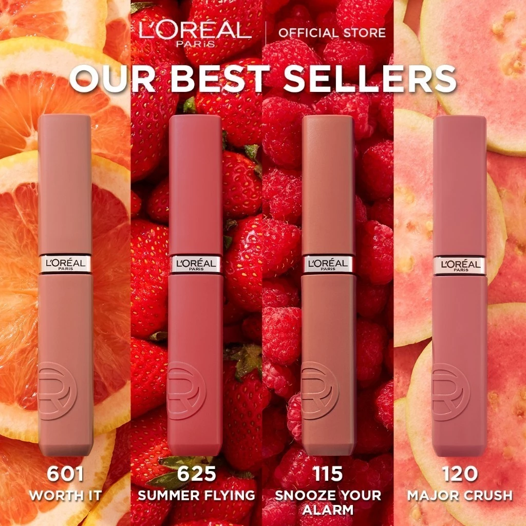 ลอรีอัล ปารีส L'Oreal Paris Infallible Matte Resistance Lipstick ลิปแมทติดทน เบลนด์ง่าย ผสานไฮยาลูรอนิคบำรุงปากชุ่มชื่น thumbnail 3