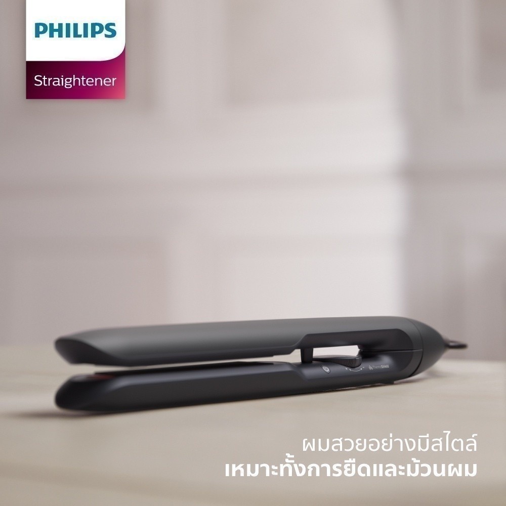 Philips ฟิลิปส์ เครื่องหนีบผม หนีบลื่น ร้อนเร็ว ถนอมเส้นด้วยผมพลังไอออนิค รุ่น BHS510/00 - รูปที่ 6