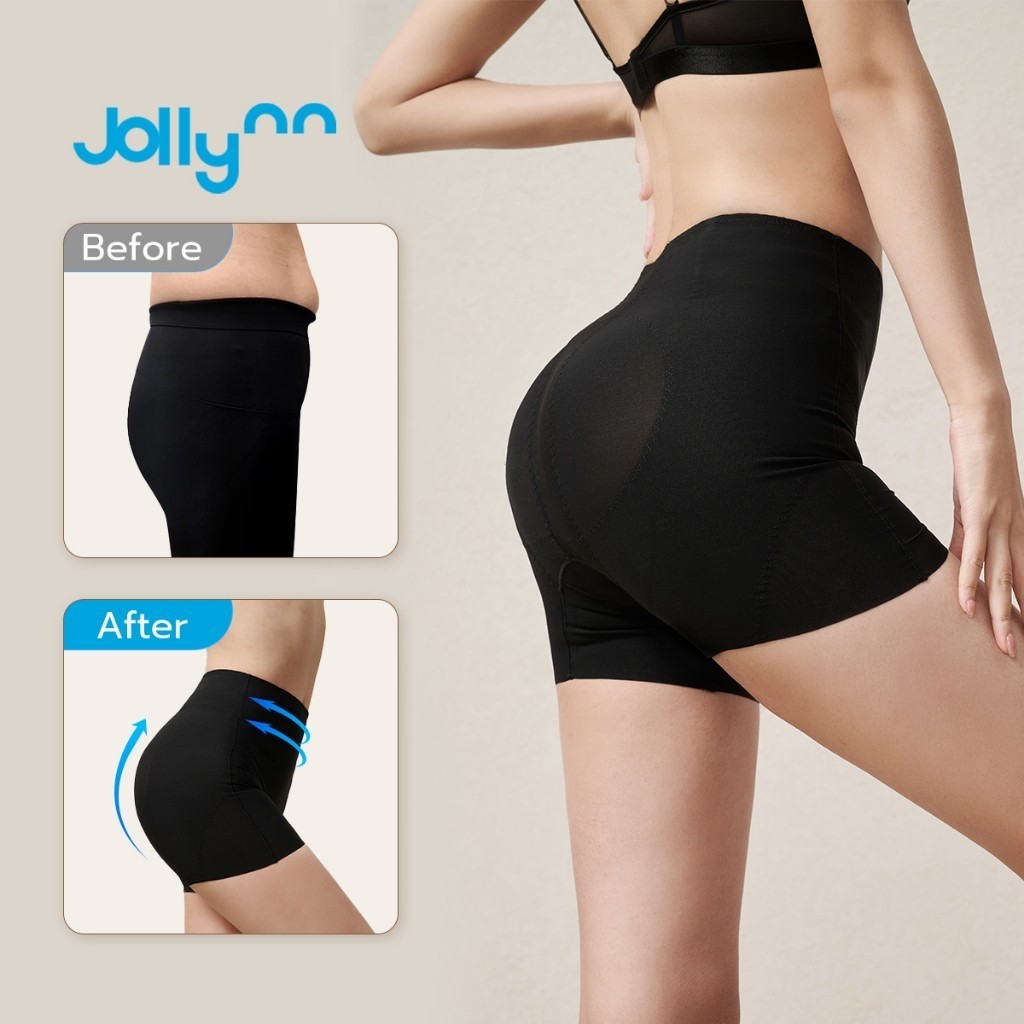 Jollynn [Shapewear] Peach-Lifting Mid Waist Short (KSW0108) กางเกงกระชับสัดส่วน เอวกลาง เก็บหน้าท้อง