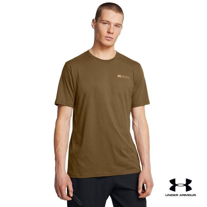 Under Armour เสื้อแขนสั้น UA Core Branded Tonal สำหรับผู้ชาย