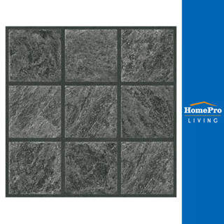 TARA กระเบื้องพื้นพอร์ซเลน 40x40 ซม. อาร์ทูร่า เทาเข้ม A 0.9…