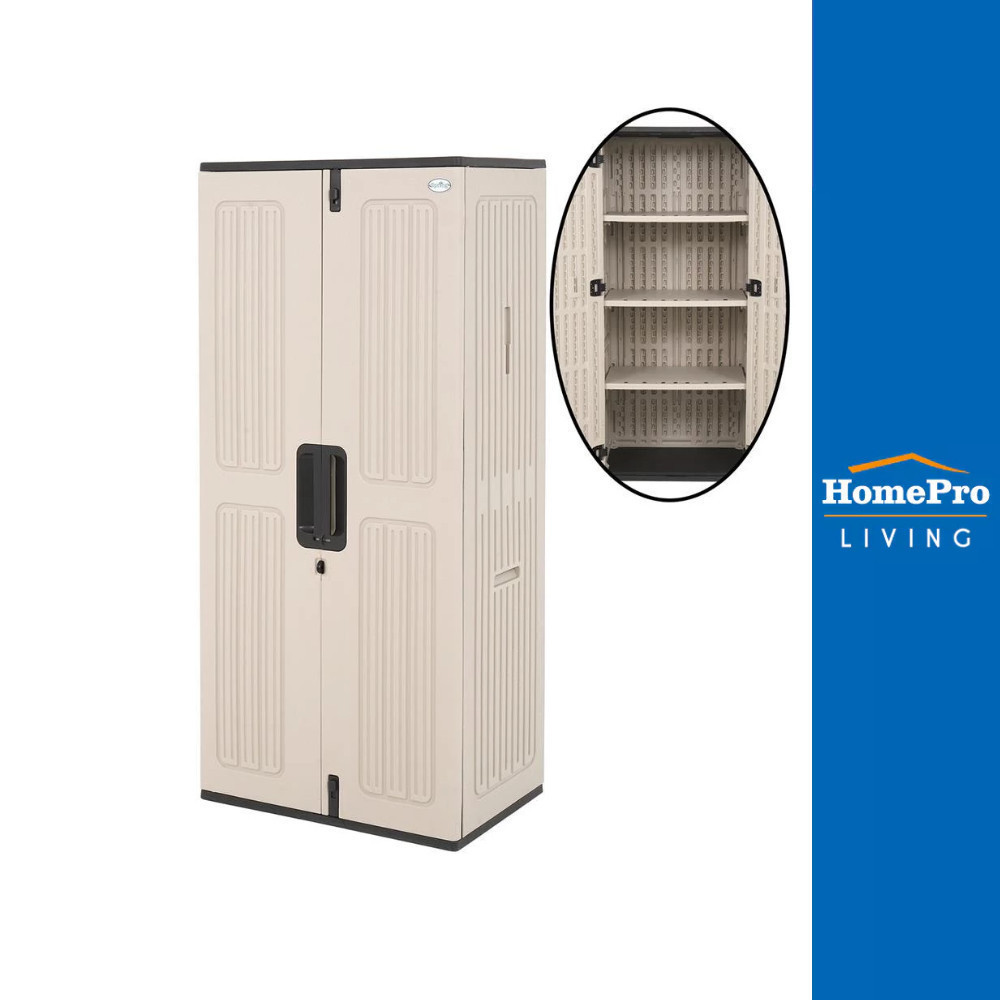 [จัดส่งพร้อมประกอบ] HomePro ตู้เก็บของ HDPE SPRING EVEREST 180 ซม. แบรนด์ SPRING
