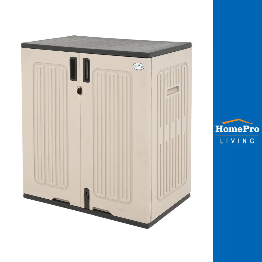 [จัดส่งพร้อมประกอบ] HomePro ตู้เก็บของ HDPE SPRING EVEREST 90x51.5 ซม. แบรนด์ SPRING